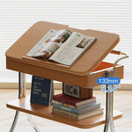 Stylish Multi-Purpose Storage Rack with Beech Wood & Stainless Steel Finish hns-4129