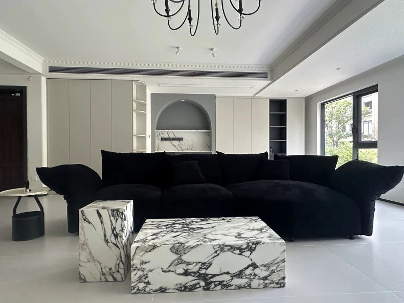 Elegant Sintered Stone Multi-Layer Side Table for Modern Living Rooms - Stylish and Durable Coffee Table hny-5224