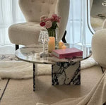 Stylish Sintered Stone Coffee Table – Modern Marble Design for Elegant Living Rooms! hny-5227