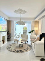 Stylish Sintered Stone Coffee Table – Modern Marble Design for Elegant Living Rooms! hny-5227