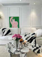 Stylish Sintered Stone Coffee Table – Modern Marble Design for Elegant Living Rooms! hny-5227