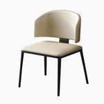 Stylish Synthetic Leather Dining Chair for Modern Interiors - Comfortable and Sleek Design hny-5231