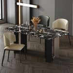 Stylish Synthetic Leather Dining Chair for Modern Interiors - Comfortable and Sleek Design hny-5231