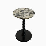 Stylish Sintered Stone Coffee Table with Solid Wood Base - Modern Marble Finish for Home Decor hny-5232