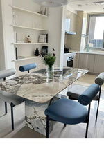Modern Sintered Stone Acrylic Dining Table - Stylish and Durable Centerpiece for Your Home hny-5234