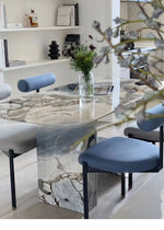 Modern Sintered Stone Acrylic Dining Table - Stylish and Durable Centerpiece for Your Home hny-5234