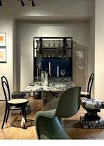 Modern Sintered Stone Acrylic Dining Table - Stylish and Durable Centerpiece for Your Home hny-5234