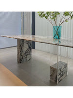 Modern Sintered Stone Acrylic Dining Table - Stylish and Durable Centerpiece for Your Home hny-5234