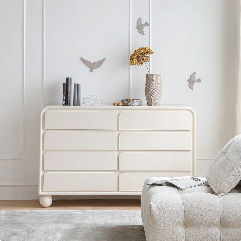 Modern Oak Pine Multi-Layer Board Cabinet with Sleek Design - Ideal for Stylish Home Storage hqlw-4018