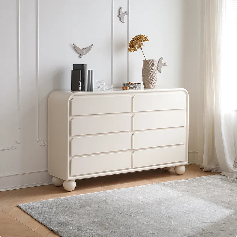 Modern Oak Pine Multi-Layer Board Cabinet with Sleek Design - Ideal for Stylish Home Storage hqlw-4018