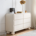 White Oak Pine Multi-Layer Board Cabinet - Modern Minimalist Storage Solution hqlw-4027