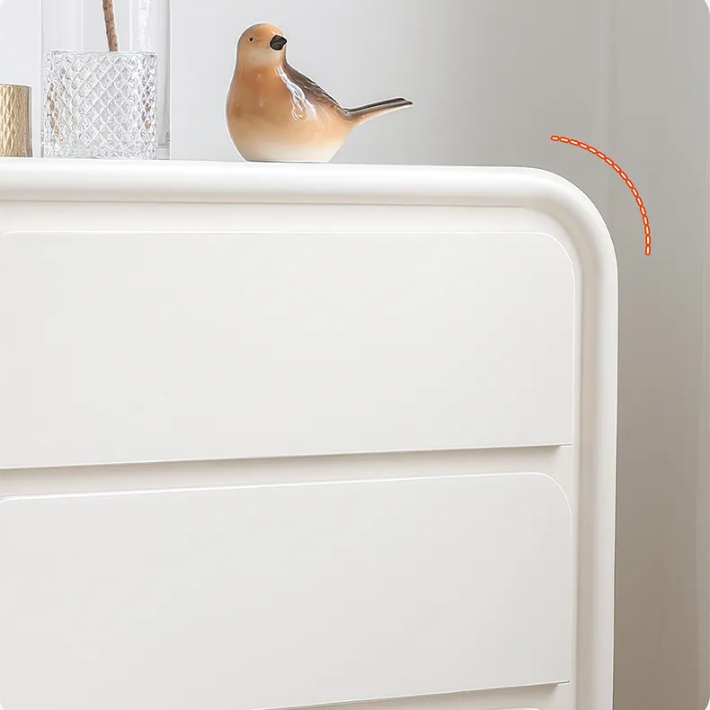 White Oak Pine Multi-Layer Board Cabinet - Modern Minimalist Storage Solution hqlw-4027