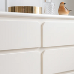 White Oak Pine Multi-Layer Board Cabinet - Modern Minimalist Storage Solution hqlw-4027