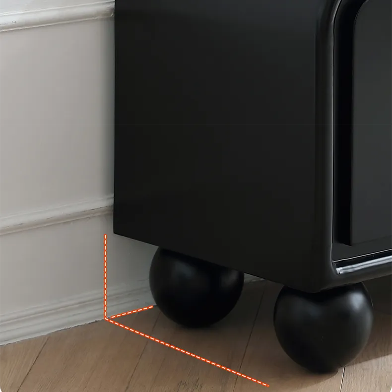 Sleek Black Oak Pine Multi-Layer TV Stand - Modern Living Room Furniture hqlw-4037