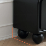 Sleek Black Oak Pine Multi-Layer TV Stand - Modern Living Room Furniture hqlw-4037