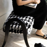 Stylish Ash Wood Stool with Foam and Polyester Cushion – Perfect for Modern Living Spaces hrn-5252