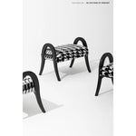 Stylish Ash Wood Stool with Foam and Polyester Cushion – Perfect for Modern Living Spaces hrn-5252