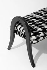 Stylish Ash Wood Stool with Foam and Polyester Cushion – Perfect for Modern Living Spaces hrn-5252