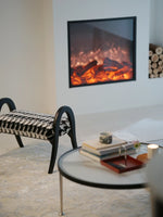 Stylish Ash Wood Stool with Foam and Polyester Cushion – Perfect for Modern Living Spaces hrn-5252