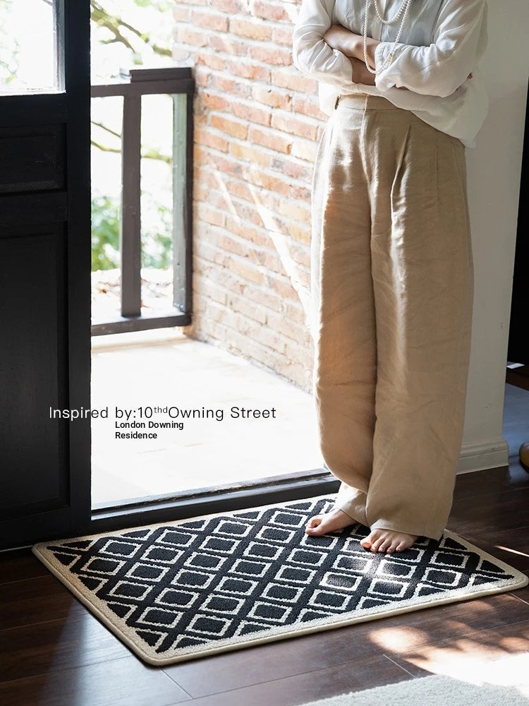 Stylish Ash Wood Stool with Foam and Polyester Cushion – Perfect for Modern Living Spaces hrn-5252