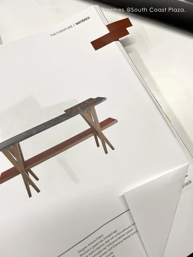 Stylish Ash Wood Console Table with Multi-layer Board and Synthetic Leather Accents hrn-5260