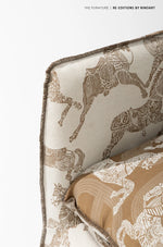 Luxurious Pine Chair with Down and Cotton-Ramie Upholstery – Perfect for Cozy Living Spaces hrn-5264