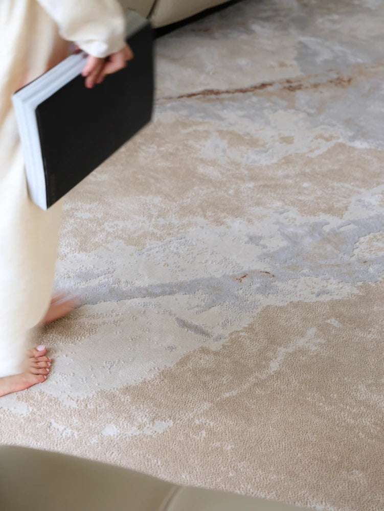 Stylish Elm Wood Nightstand with Removable Synthetic Leather Tray – Modern Multi-Functional Design hrn-5265