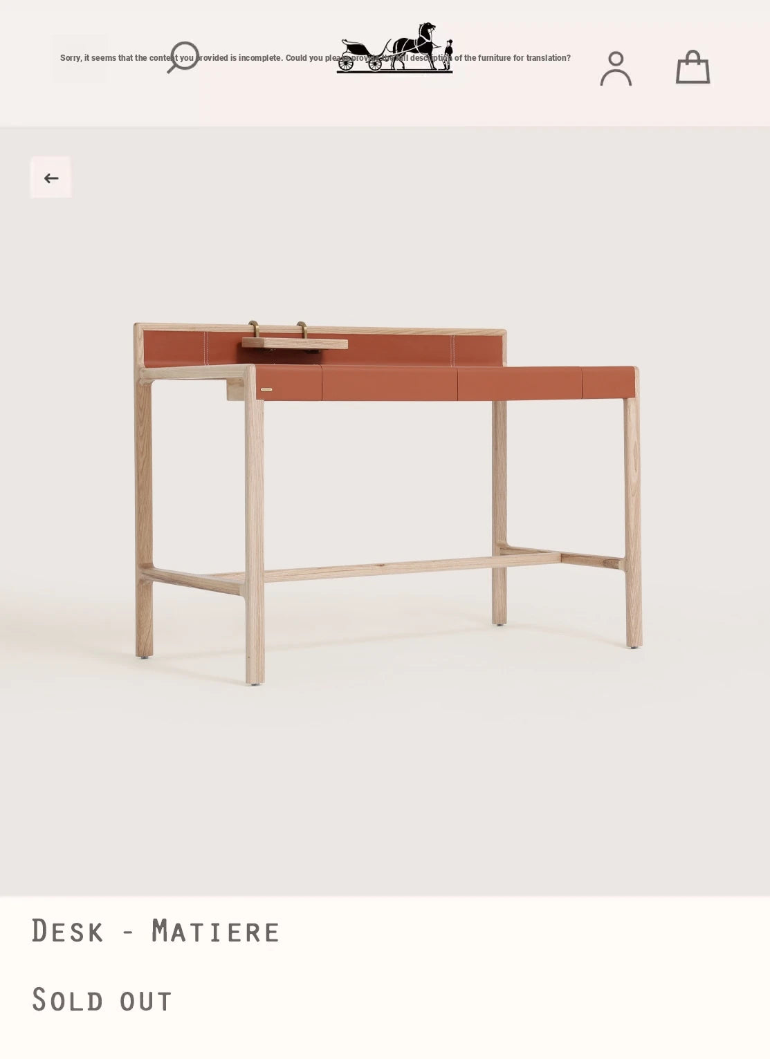 Stylish Ash Wood Computer Desk with Synthetic Leather Top - Modern Home Office Furniture hrn-5269