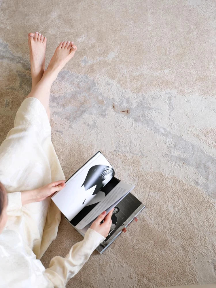 Stylish Ash Wood Computer Desk with Synthetic Leather Top - Modern Home Office Furniture hrn-5269