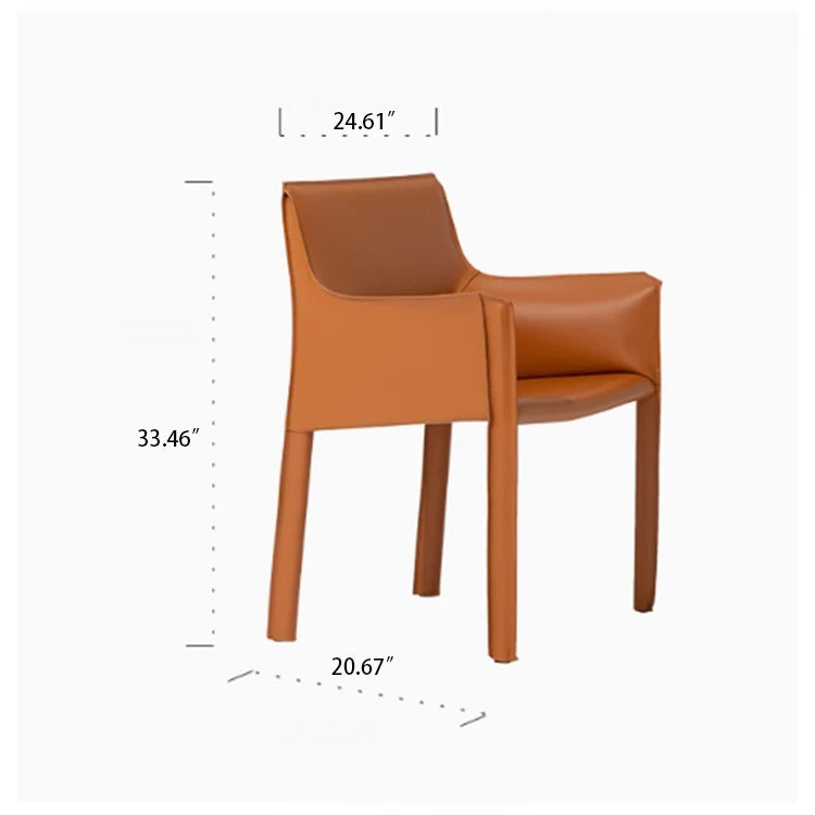 Stylish Ash Wood Chair with Synthetic Leather Upholstery – Modern Comfort for Your Home or Office hrn-5270
