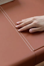 Stylish Ash Wood Chair with Synthetic Leather Upholstery – Modern Comfort for Your Home or Office hrn-5270