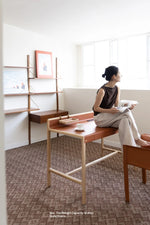 Stylish Ash Wood Chair with Synthetic Leather Upholstery – Modern Comfort for Your Home or Office hrn-5270