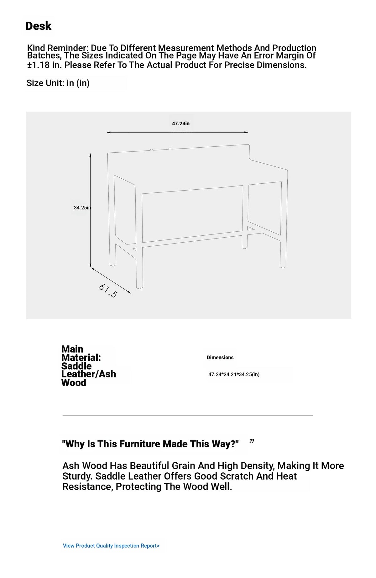 Stylish Ash Wood Chair with Synthetic Leather Upholstery – Modern Comfort for Your Home or Office hrn-5270