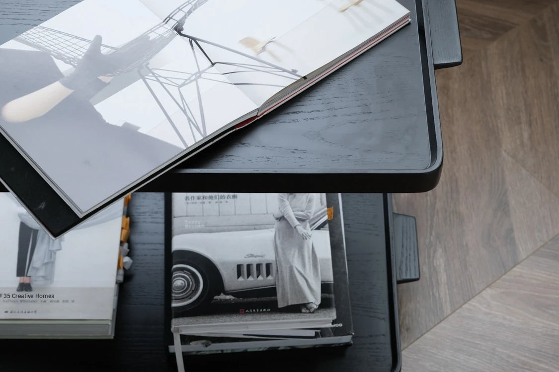 Elegant Metal and Oak Serving Cart with Copper Accents - Perfect for Entertaining hrn-5272