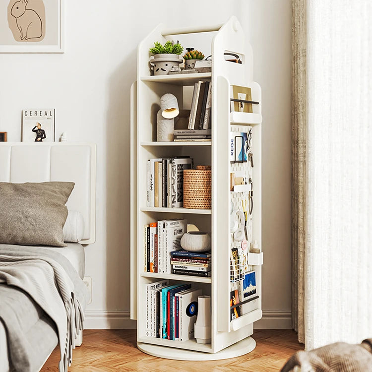 Stylish Solid Wood Storage Rack - Modern and Versatile Bookshelf for Home Organization hrvr-5081