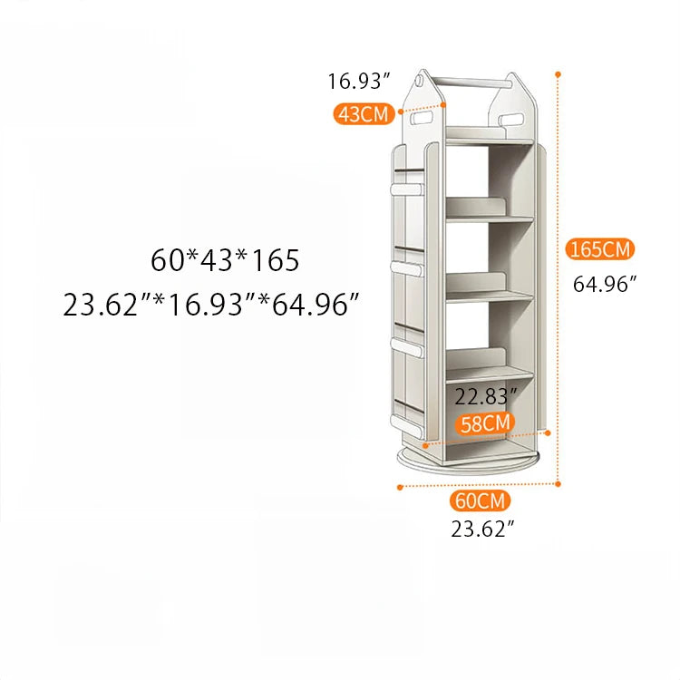 Stylish Solid Wood Storage Rack - Modern and Versatile Bookshelf for Home Organization hrvr-5081