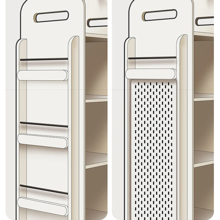 Stylish Solid Wood Storage Rack - Modern and Versatile Bookshelf for Home Organization hrvr-5081