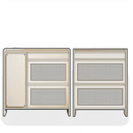 Stylish Solid Wood Cabinet with Multi-Layer Design - Perfect for Modern Storage Solutions hrvr-5082