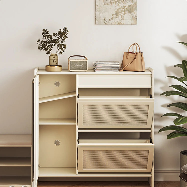 Stylish Solid Wood Cabinet with Multi-Layer Design - Perfect for Modern Storage Solutions hrvr-5082
