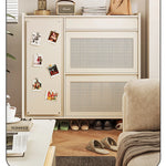 Stylish Solid Wood Cabinet with Multi-Layer Design - Perfect for Modern Storage Solutions hrvr-5082