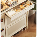 Stylish Solid Wood Cabinet with Multi-Layer Design - Perfect for Modern Storage Solutions hrvr-5082