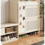 Stylish Solid Wood Cabinet with Multi-Layer Design - Perfect for Modern Storage Solutions hrvr-5082