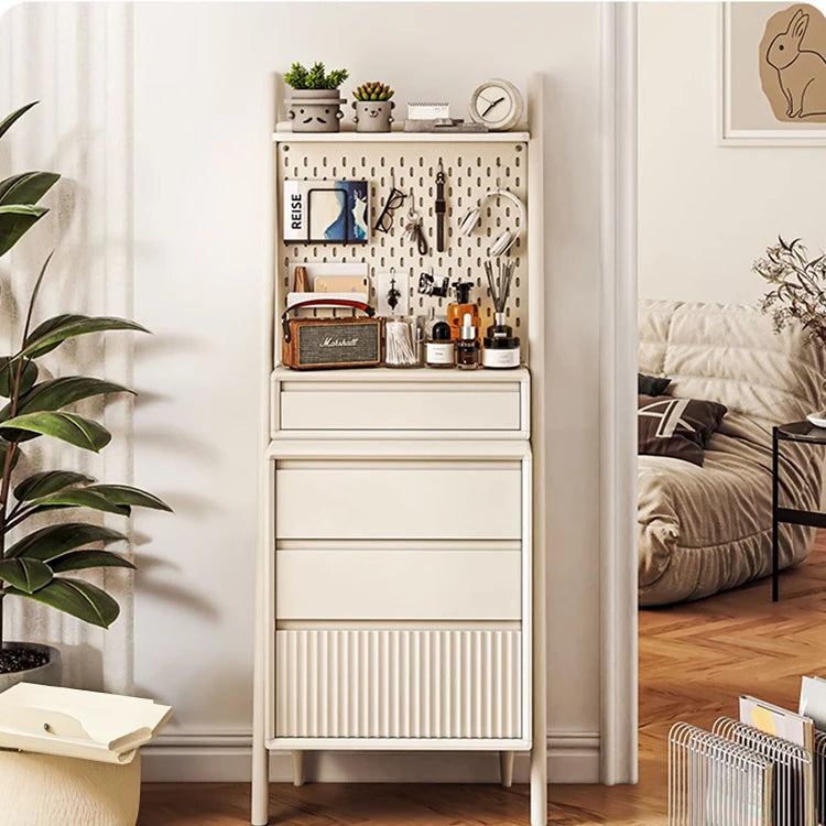 Stylish Solid Wood Pine Multi-Layer Cabinet with Functional Organizer – Perfect for Modern Living Spaces! hrvr-5084