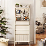 Stylish Solid Wood Pine Multi-Layer Cabinet with Functional Organizer – Perfect for Modern Living Spaces! hrvr-5084