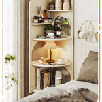 Stylish Solid Wood Rattan Weaving Cabinet - Elegant Curved Design for Modern Living Spaces hrvr-5086