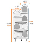 Stylish Solid Wood Rattan Weaving Cabinet - Elegant Curved Design for Modern Living Spaces hrvr-5086