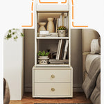 Elegant Solid Wood Multi-Layer Cabinet with Drawers – Stylish Storage Solution for Bedroom or Living Room hrvr-5089
