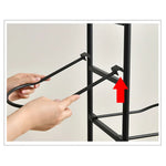 Multi-Tier Metal Sports Storage Rack for Balls & Equipment Organization hsen-2027