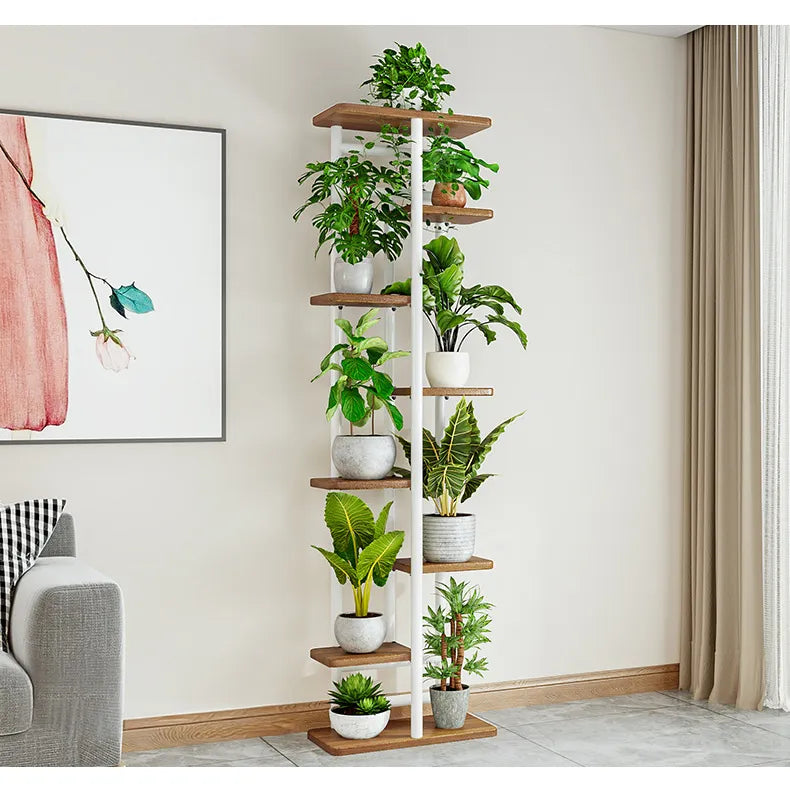 Vertical Indoor Plant Stand with Multiple Tiers for Home and Office Decoration hsen-2036