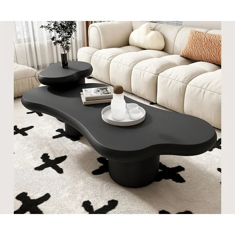Modern Minimalist Concrete Tea Table - Stylish Living Room Accent Piece hsj-2251